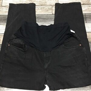 Old Navy Maternity Jeans Women’s 20 Tall Gray Black (Inseam 31)